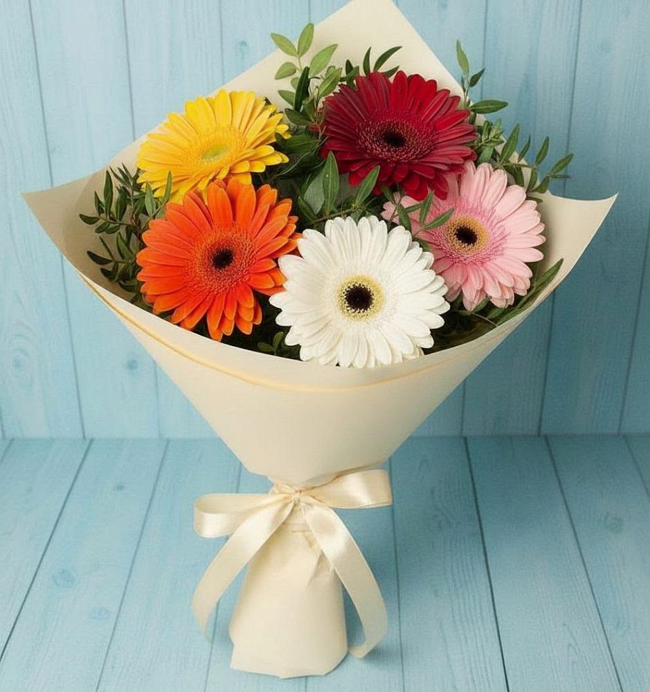 Букет цветов из: Герберы в Лукоянове