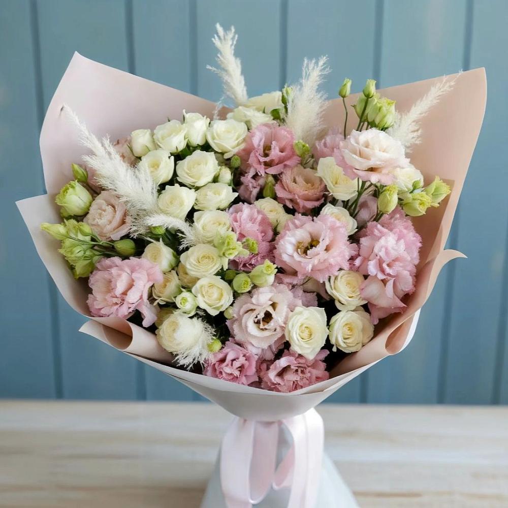 Букет цветов из: Альстромерии и Розы в Лукоянове