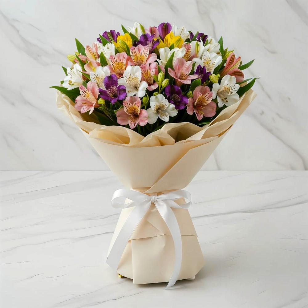 Букет цветов из: Альстромерии в Лукоянове