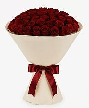 Букет 101 Бордовая роза Блэк Бакарра в Лукоянове
