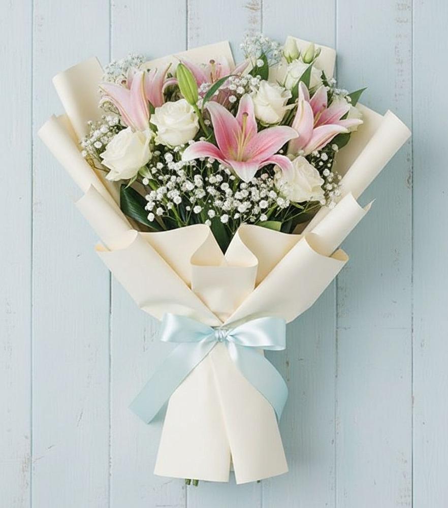 Букет цветов из: Лилии в Лукоянове