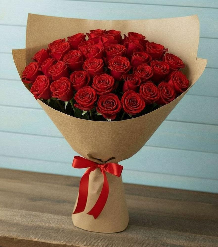 Букет Красные розы Милано в Лукоянове