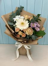 Букет цветов из:  Герберы и Хризантемы в Лукоянове