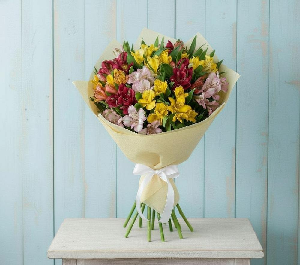 Букет цветов из: Альстромерии в Лукоянове
