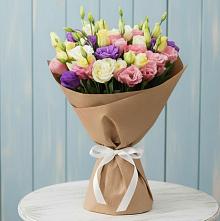 Букет цветов из:  Лизиантусы в Лукоянове
